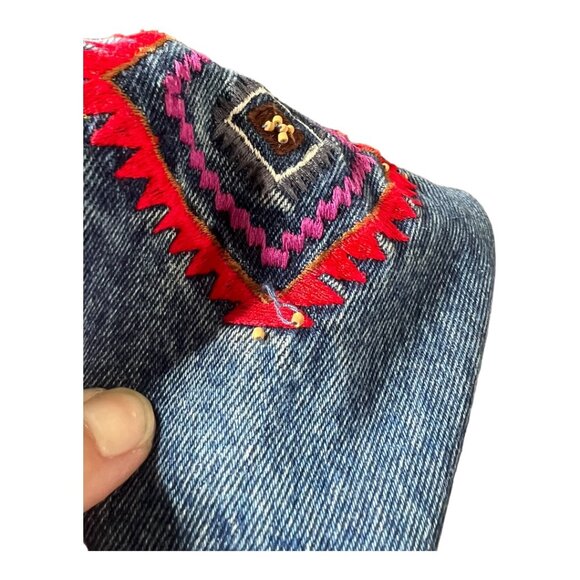 Agaro Embroidered Jean Jacket‎ - Picture 9 of 9